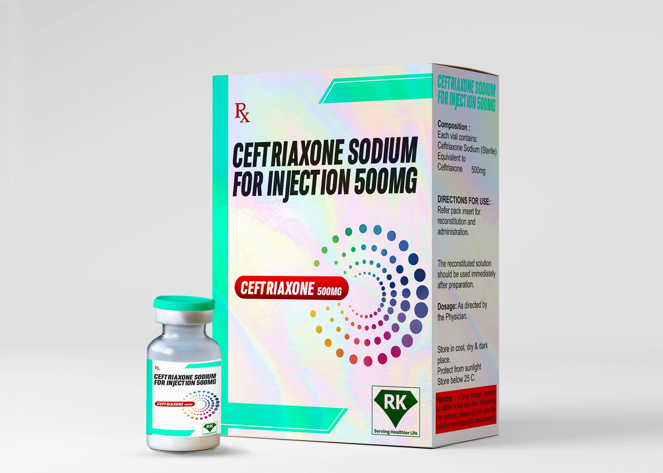 Ceftriaxone Sodium for Injection 500mg